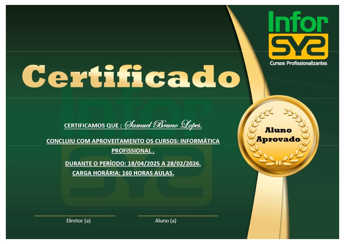 Imagem do Certificado